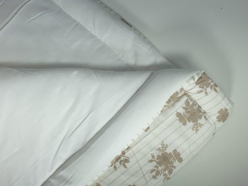 مفرش ريتان مشجر قطن 100% صيفي مفرد ونصف