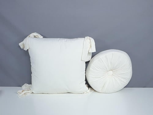 مفرش ميان لون سكري 8 قطع صيفي مزدوج