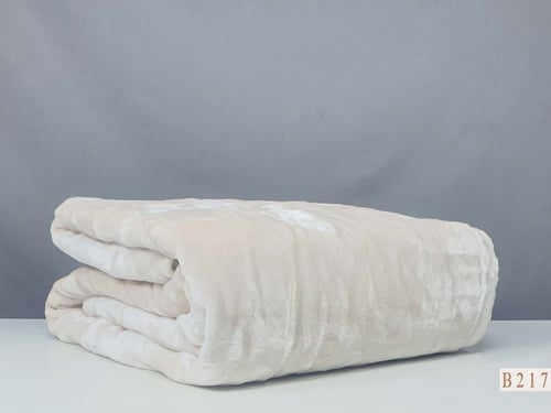 بطانية دفء ثقيلة شتوية لون سكري مزدوج