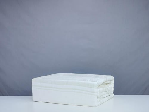 مفرش مضغوط هلا قطن كتان صيفي مزدوج