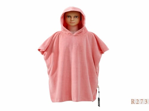 روب حمام أطفال مقاس 6/8 سنوات لون زهري