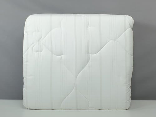 مفرش هوتيل فندقي مقلم لون رمادي صيفي مزدوج