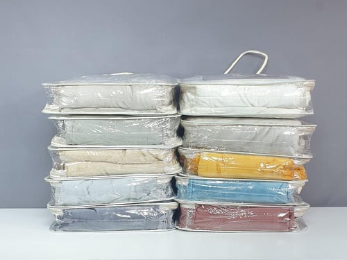 بطانية ديلارا ناعمة لون رصاصي فاتح شتوي مفرد