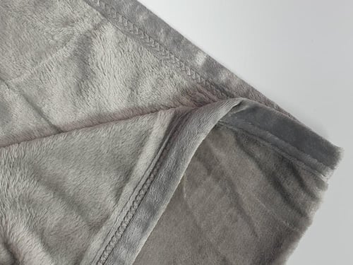 بطانية ديلارا ناعمة لون رمادي غامق شتوي مفرد