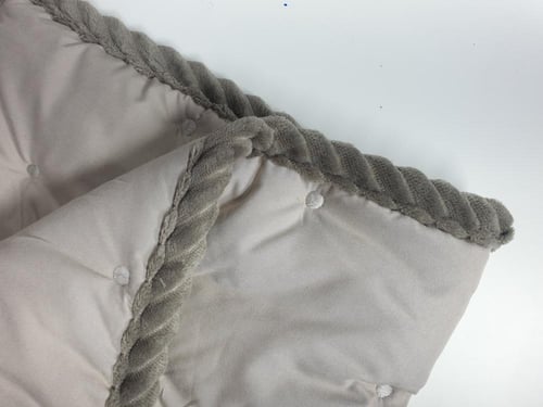 مفرش روزا مطرز لون بني 5 قطع صيفي مفرد ونصف