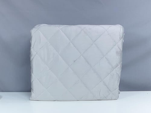 مفرش مضغوط ديمة مخمل فرو لون رمادي شتوي مزدوج