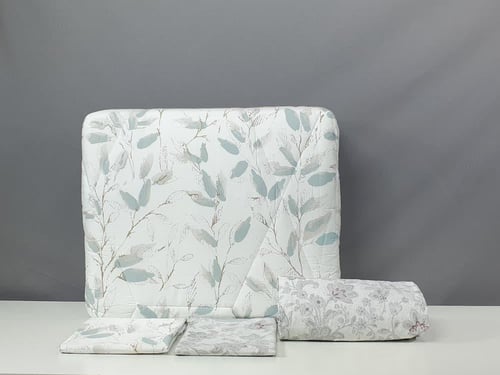 مفرش لندن مشجر قطن 100% صيفي مفرد ونصف