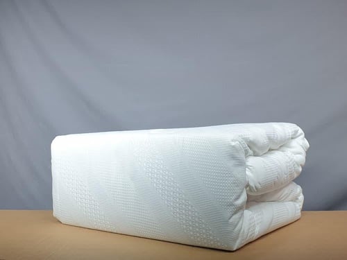 مفرش جويس أبيض فاخر مطرز 8 قطع صيفي مزدوج