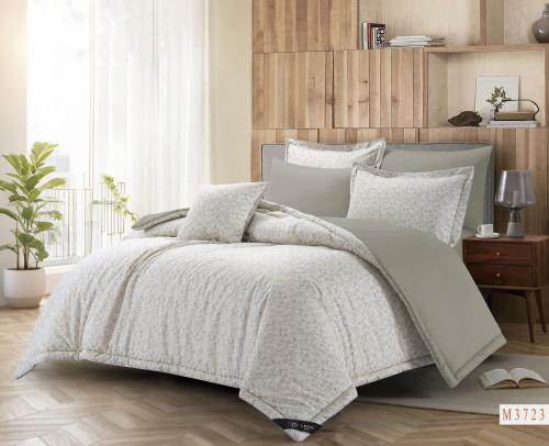 مفرش جمانة مشجر 7 قطع قطن 100% صيفي مزدوج