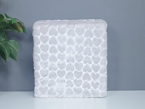 بطانية إيلان أطفال بنقشة قلب كبيرة 110*140 cm