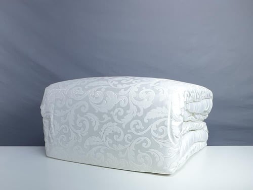 مفرش شانيل فاخر 8 قطع لون سكري صيفي مزدوج