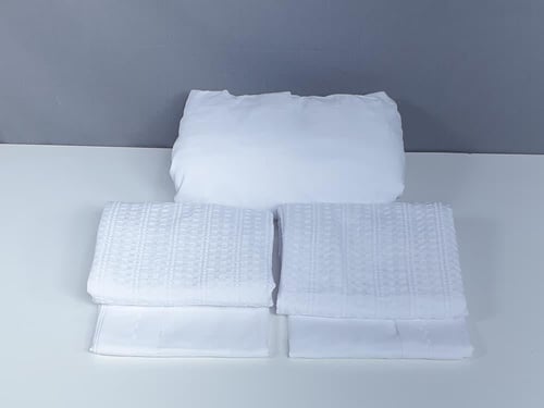 مفرش جولي لون أبيض صيفي مزدوج