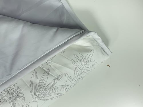 مفرش سديم مشجر قطن 100% صيفي مزدوج