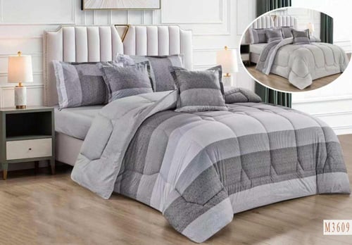 مفرش كادي مشجر قطن 100% صيفي مزدوج