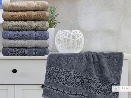 منشفة جيندا قطن جاكار مقاس 140*70 cm ألوان متعددة