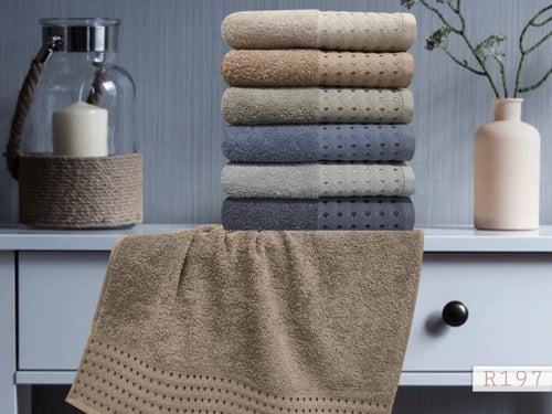 منشفة لينا قطن جاكار مقاس 140*70 cm ألوان متعددة