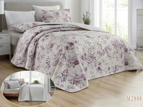 مفرش مضغوط أوليفي مشجر صيفي مفرد ونصف