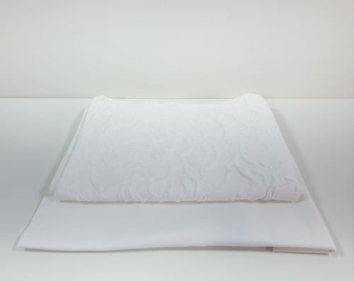 مفرش رازا M021 أبيض صيفي مفرد ونصف