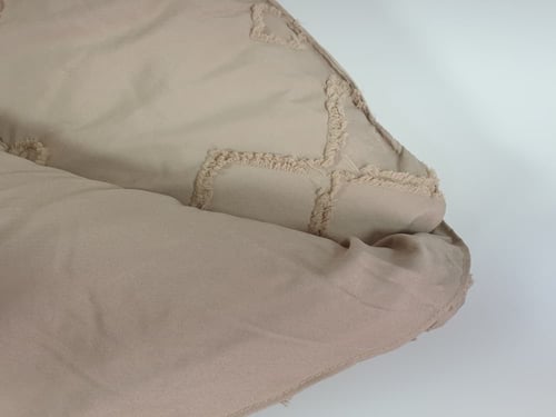 مفرش إيرفاين هندسي بيج غامق صيفي مزدوج