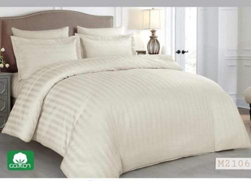 مفرش فنادق أوليفيا سكري غامق بحشوة منفصلة قطن 100%...