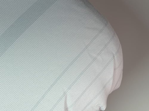 مفرش هوتيل فندقي مقلم لون بحري صيفي مزدوج