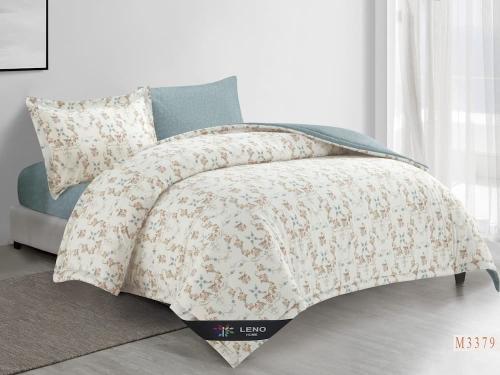 مفرش ريتان مشجر قطن 100% صيفي مفرد ونصف