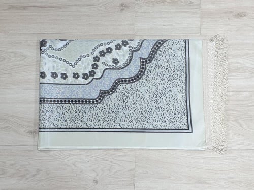 سجادة صلاة فلاور دانتيل بني 80*cm 120