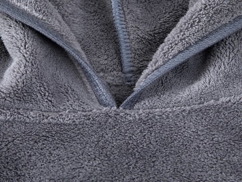 روب حمام أطفال مقاس 6/8 سنوات لون رمادي