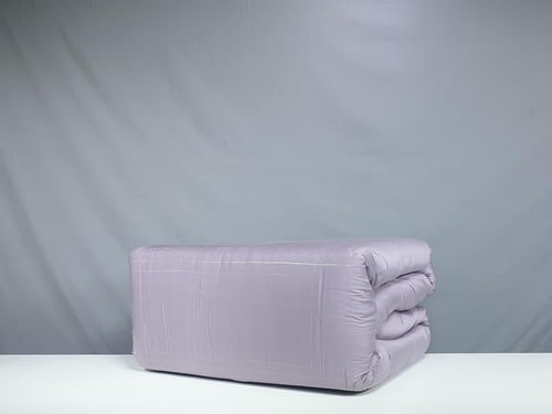 مفرش تينسل سايكورا قطن 100% لون موف 8 قطع صيفي مزد...