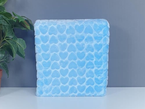 بطانية إيلان أطفال بنقشة قلب كبيرة 110*140 cm