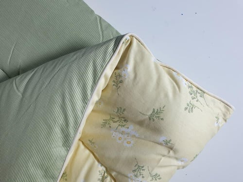 مفرش لوتس مشجر 7 قطع قطن 100% صيفي مفرد ونصف