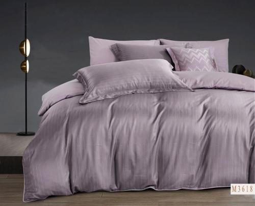 مفرش تينسل سايكورا قطن 100% لون موف صيفي مفرد ونصف