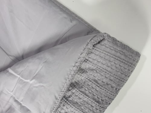 مفرش جولي لون رصاصي فاتح صيفي مفرد ونصف