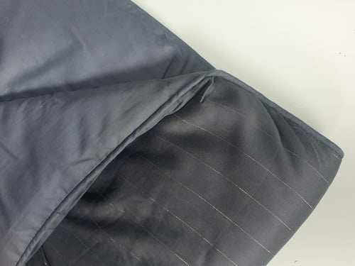 مفرش تينسل سايكورا قطن 100% لون رصاصي غامق 8 قطع ص...