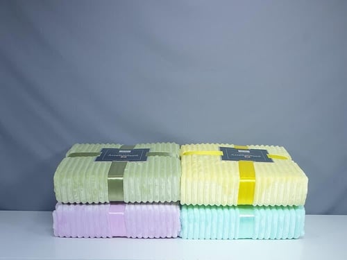 بطانية بيلو الوان متعددة مفرد 230*180 cm