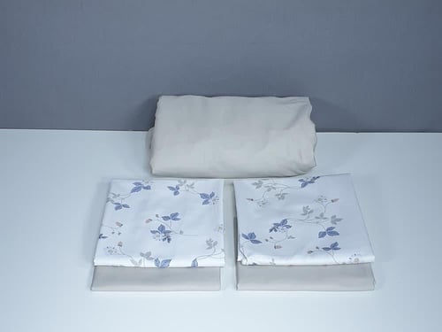 مفرش جمانة مشجر 7 قطع قطن 100% صيفي مزدوج