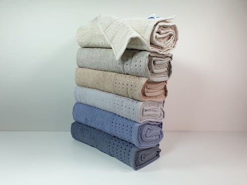 منشفة لينا قطن جاكار مقاس 140*70 cm ألوان متعددة