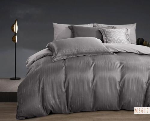 مفرش تينسل سايكورا قطن 100% لون رصاصي 8 قطع صيفي م...