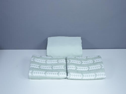 مفرش مضغوط هلا قطن كتان صيفي مزدوج