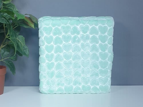 بطانية إيلان أطفال بنقشة قلب كبيرة 110*140 cm