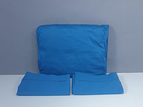 شرشف مطاط 3قطع قطن 100% صيفي مزدوج