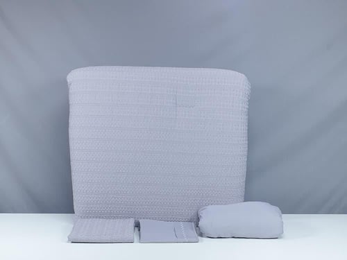 مفرش جولي لون رصاصي فاتح صيفي مفرد ونصف