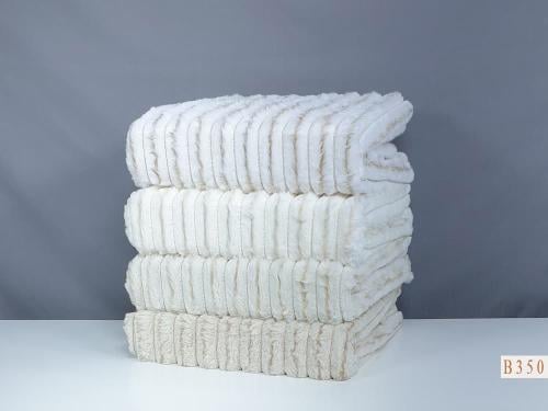 بطانية آيلا فاخرة فرو الأرنب مزدوج 200*230 cm