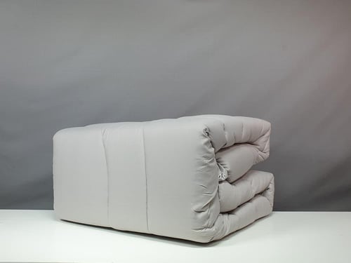 مفرش ريحان رصاصي صيفي مفرد ونصف