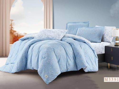 مفرش تالين مشجر قطن 100% صيفي مزدوج