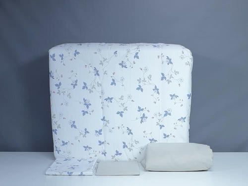 مفرش جمانة مشجر قطن 100% صيفي مفرد ونصف