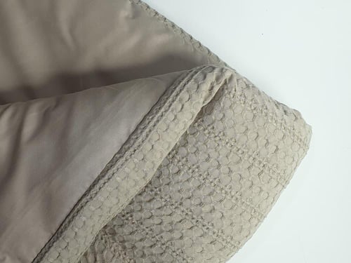 مفرش جولي لون بيج غامق صيفي مزدوج