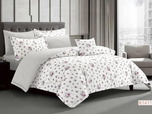 مفرش زينة مشجر 7 قطع قطن 100% صيفي مزدوج