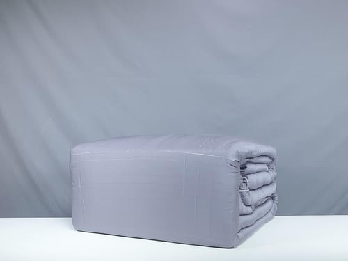 مفرش تينسل سايكورا قطن 100% لون رصاصي 8 قطع صيفي م...