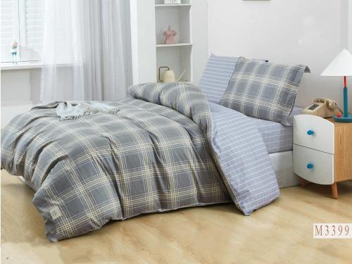 مفرش تالين مشجر قطن 100% صيفي مفرد ونصف